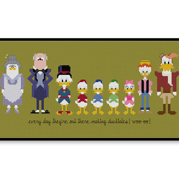 Ducktales - PDF Cross Stitch Pattern