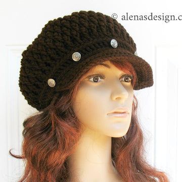 Pom-Pom Slouchy Hat