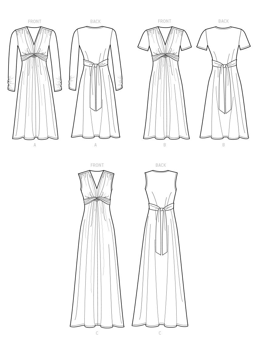 Simplicity Misses' Knit Dresses S9600 - Sewing Pattern