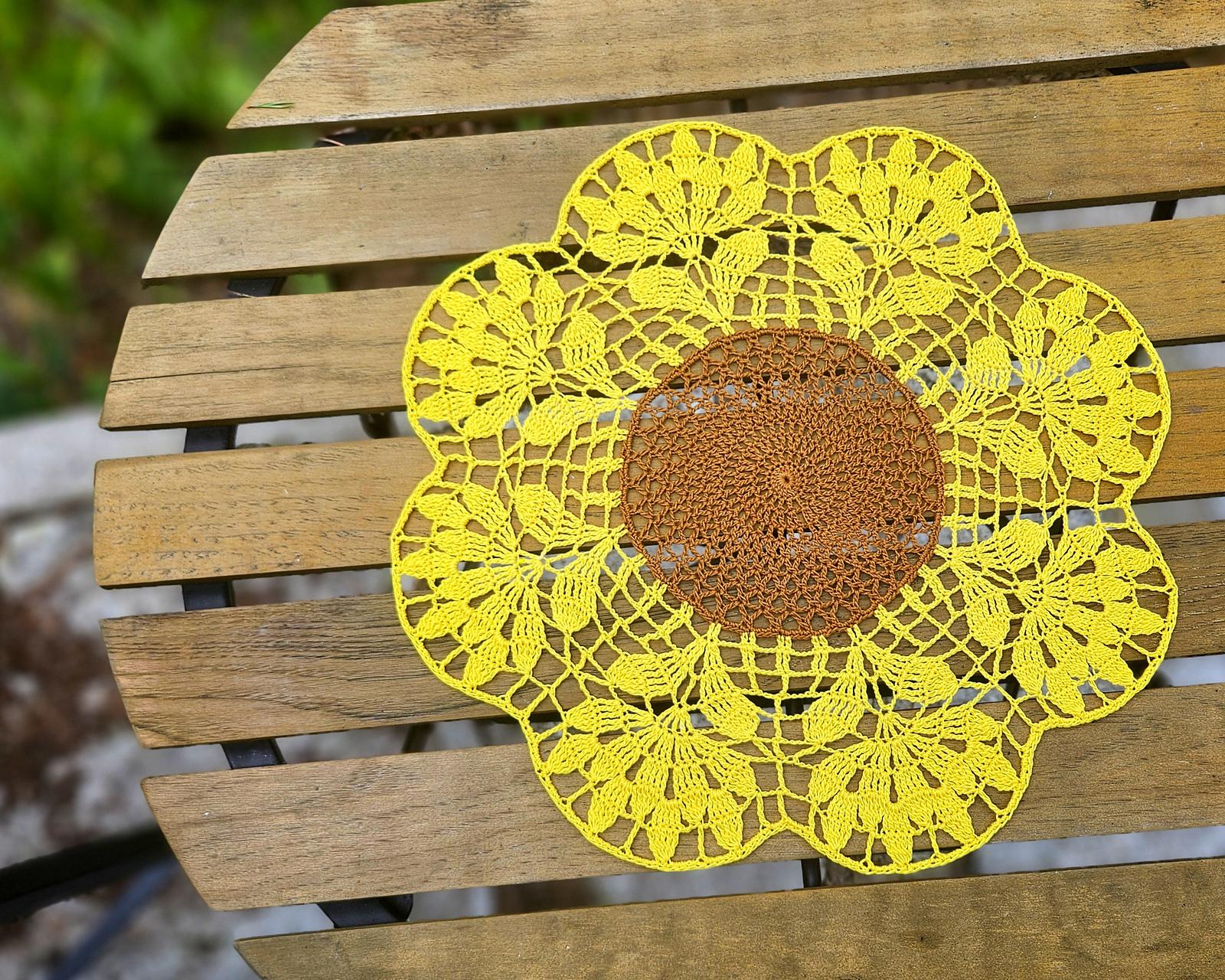 Sunflower Doily