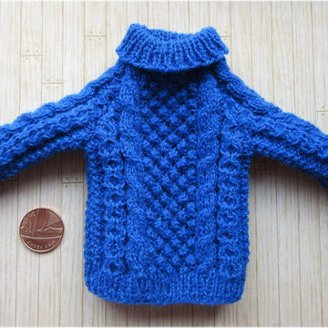 1:6th scale Aran sweater 1