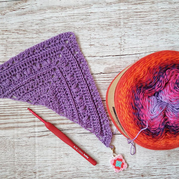 Hearts of the Rows Shawl