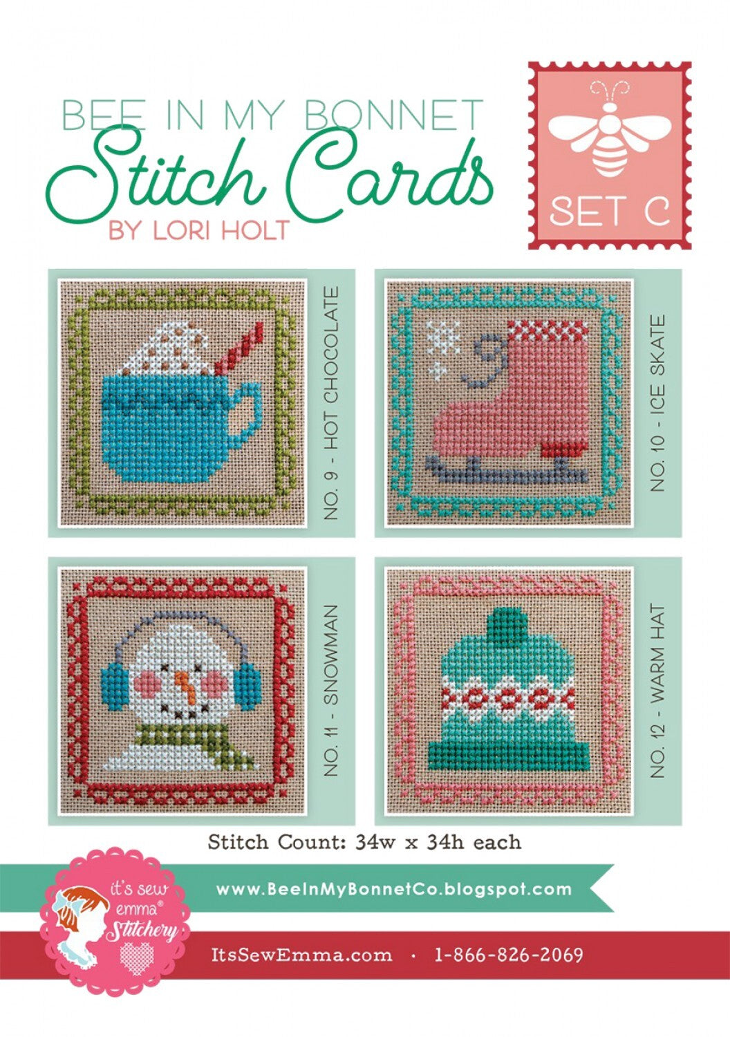 It's Sew Emma Stitch Cards - Set C - ISE-411 - Leaflet