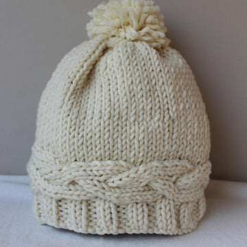 Adult Pom Pom Hat