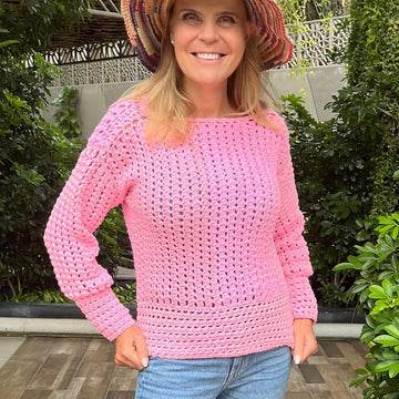 Tickled Pink Sweater