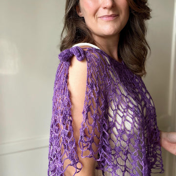 Watercolour Lace Cape
