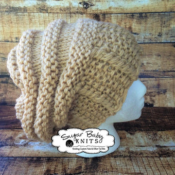 Cabled Behive Hat