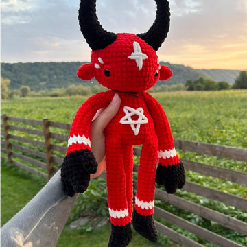 Big Demon with Big Horns | Crochet Pattern | Lucifer, Devil