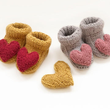Baby socks UTE with heart