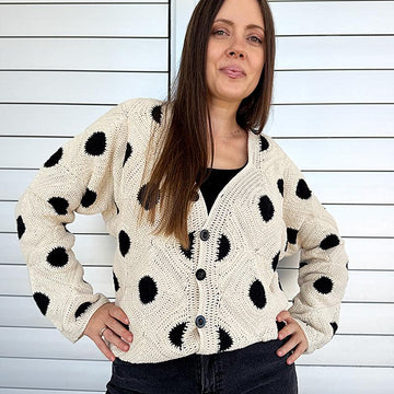 Polka Dot Cardigan