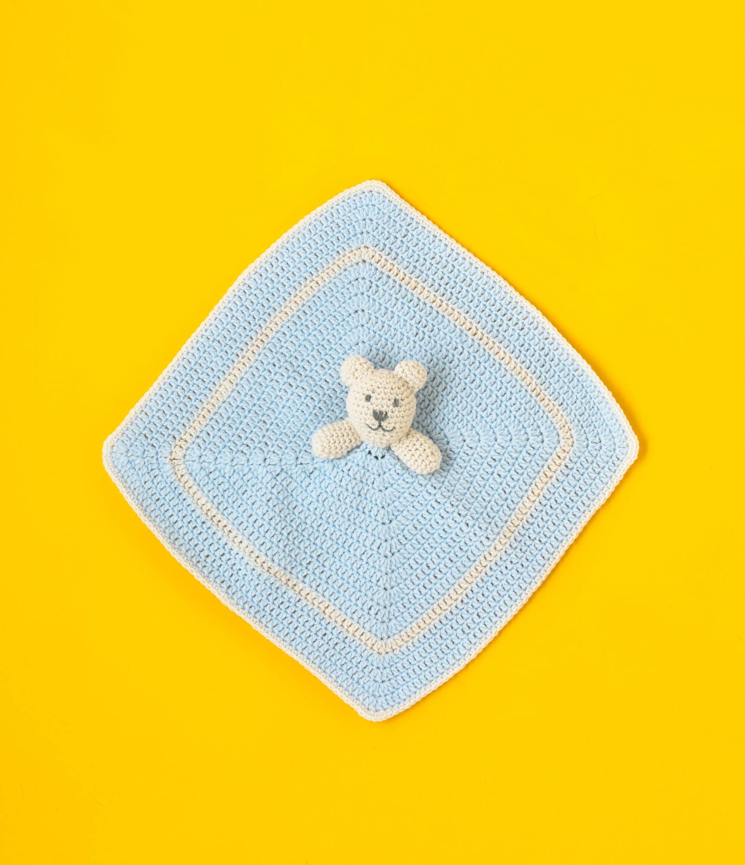 "Bear Hug" - Free Baby Accessory Crochet Pattern - Accessory Crochet Pattern in Paintbox Yarns Baby DK