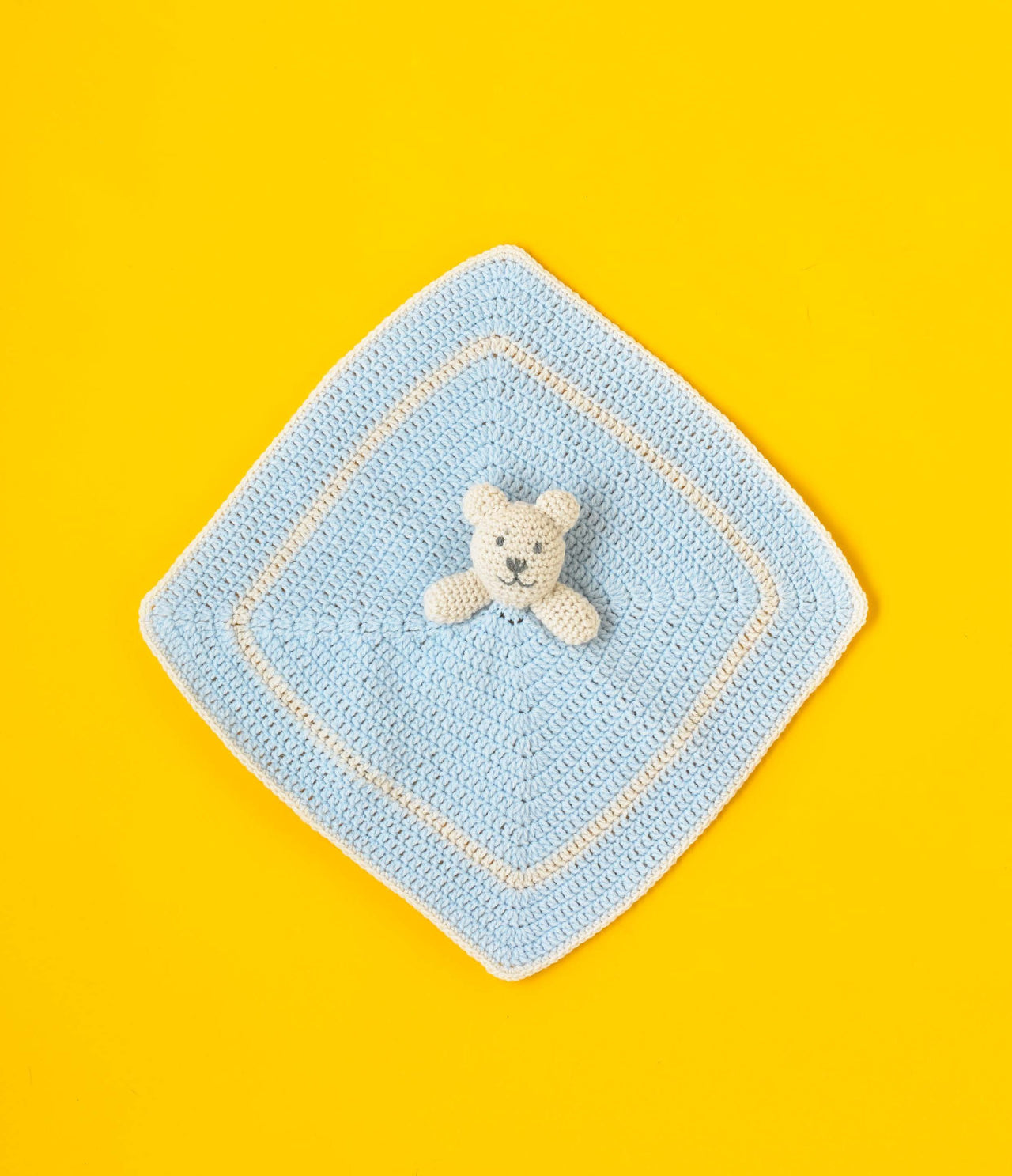 "Bear Hug" - Free Baby Accessory Crochet Pattern - Accessory Crochet Pattern in Paintbox Yarns Baby DK