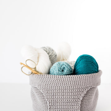 Adley Project Bag + Yarn Basket