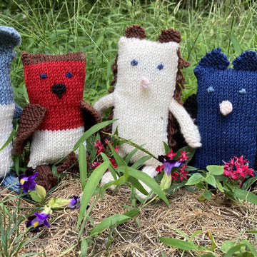 The Mouse knitted animal soft toy