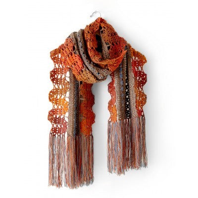 Globetrotter Shawl in Patons Kroy Socks FX - Downloadable PDF