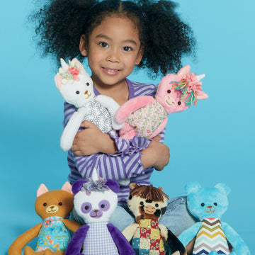 McCall's Soft Toy Animals M7819 - Paper Pattern All Sizes In One Envelope