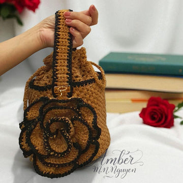 Riviera Rose Bucket Bag Crochet Pattern