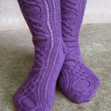Avery's Cabled Socks