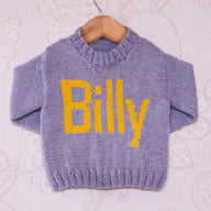 Intarsia - Billy Moniker Chart - Childrens Sweater