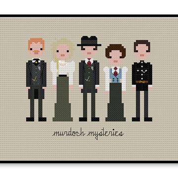 Murdoch Mysteries - PDF Cross Stitch Pattern
