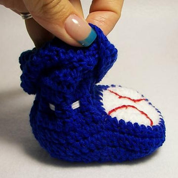 Baseball Baby Booties