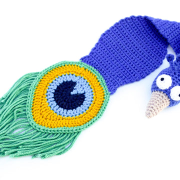 Peacock Bookmark Crochet Pattern