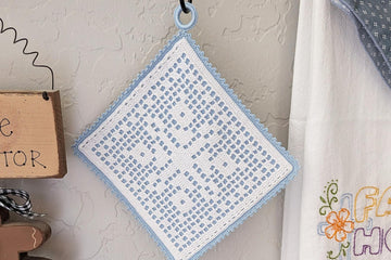 Filet Snowflake Potholder