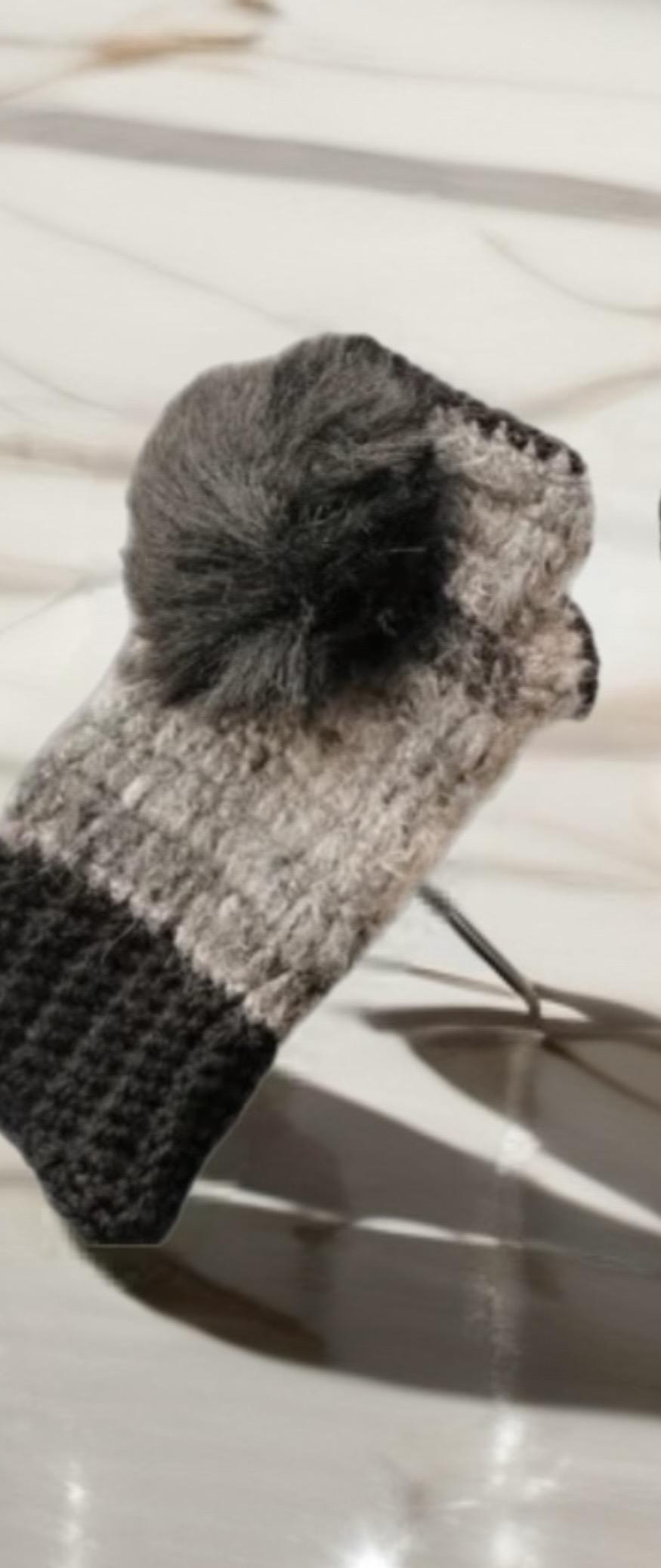 Mismatch Mohair Mittens