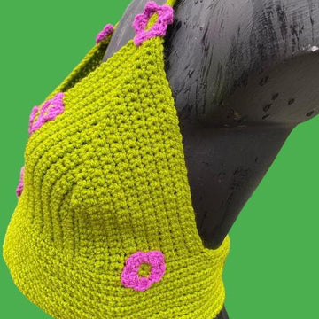 Crochet Halter Neck Top