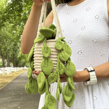 Knitted Pothos Hanging Plant