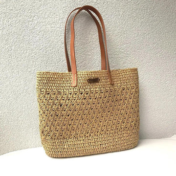 Helana raffia tote bag