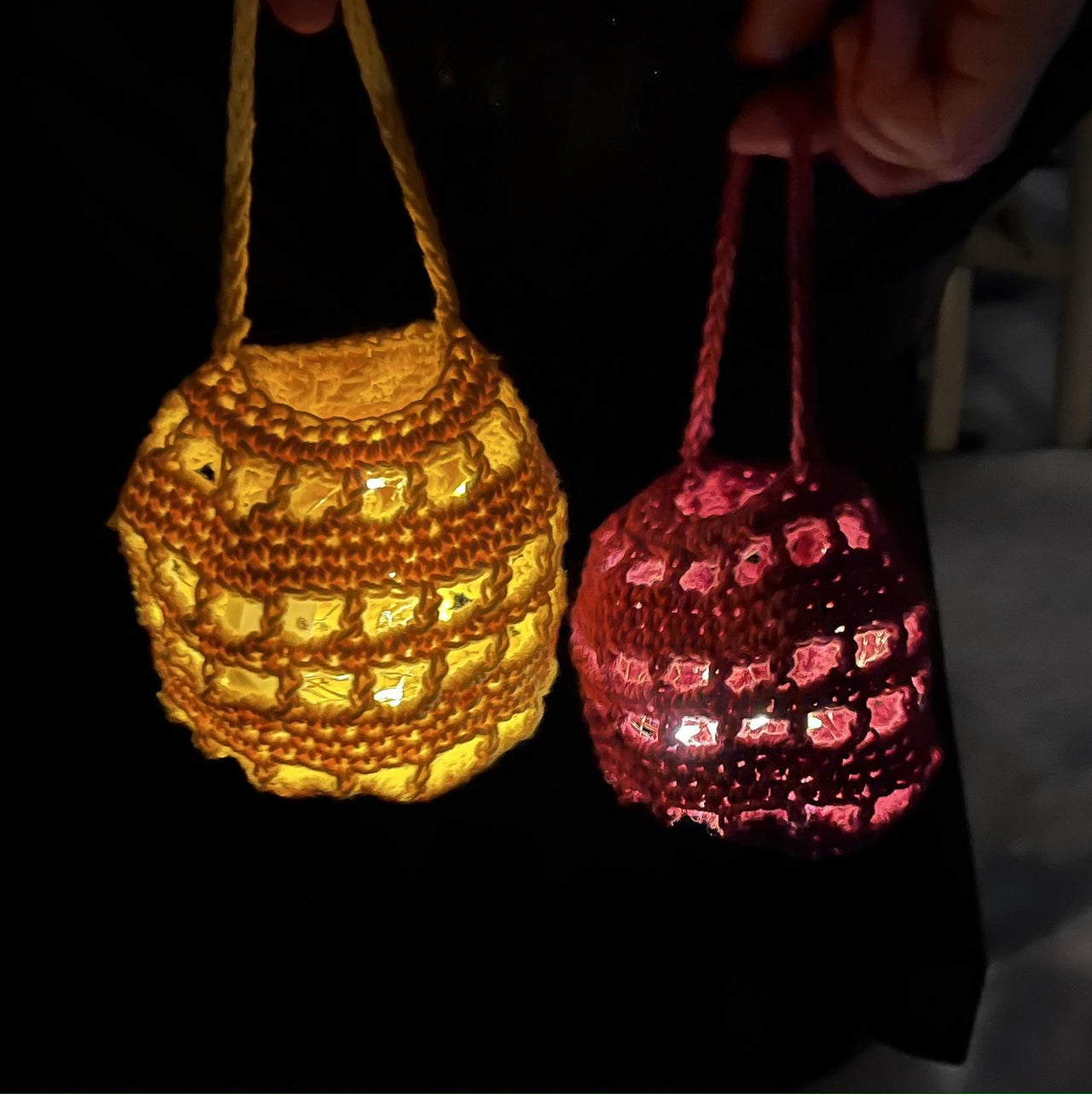 Crochet "Paper" Lanterns