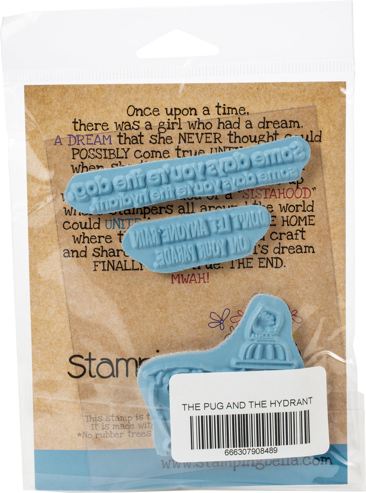 Stamping Bella Cling Stamps - The Pug & The Hydrant