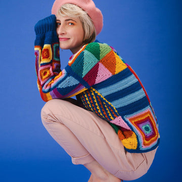 Warhol/ Pop Patch Jumper