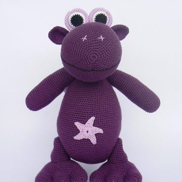 Friendly purple dragon
