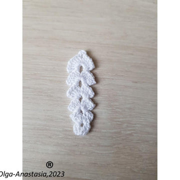 Christmas decor - crochet icicle