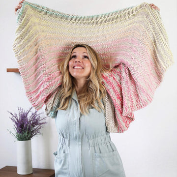 Rainbow Flow Throw