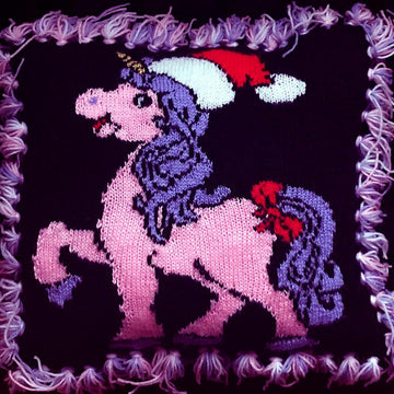 Cute Christmas Unicorn Cushion