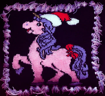 Cute Christmas Unicorn Cushion