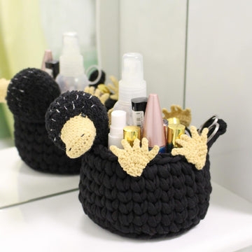 Niffler crochet basket fantastic beasts