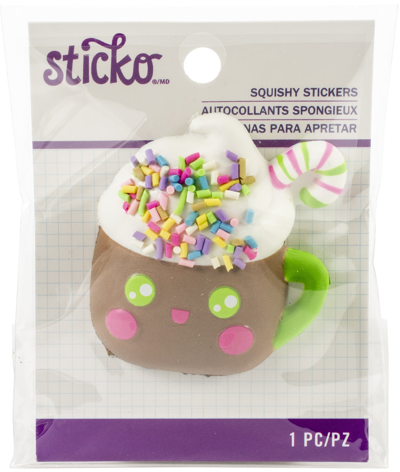 Sticko Squishy Sticker - Hot Cocoa