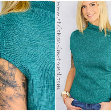 Knitting Pattern Summer Top BALU #2 | Easy Knit Top | Sleeveless Women's Top PDF