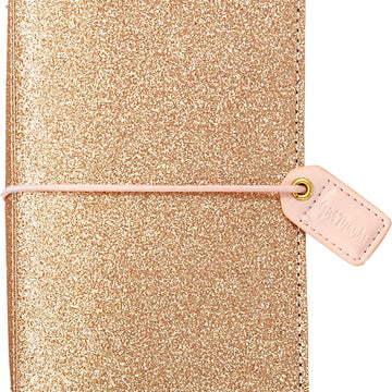 Webster's Pages Color Crush Pocket Traveler's Planner 4.25"X6" - Gold Glitter