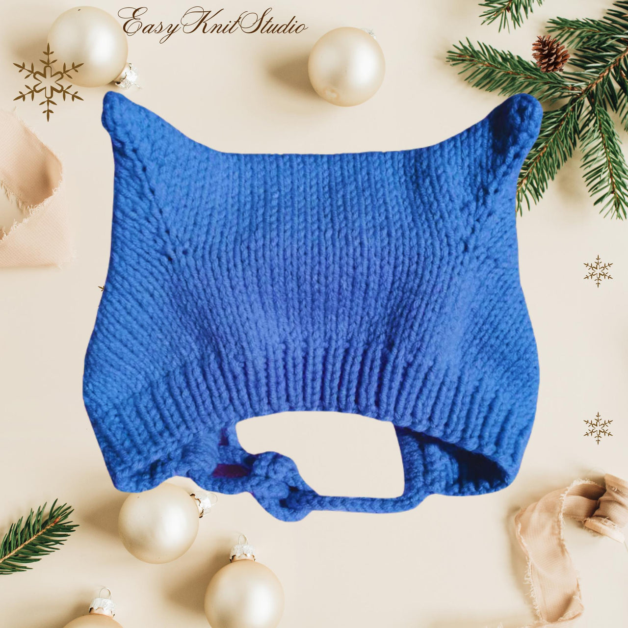 Cat Ears Baby Bonnet