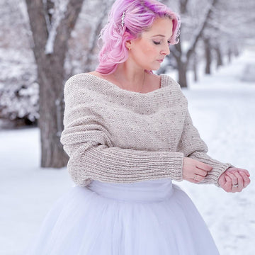 Snowfall Sweater Scarf