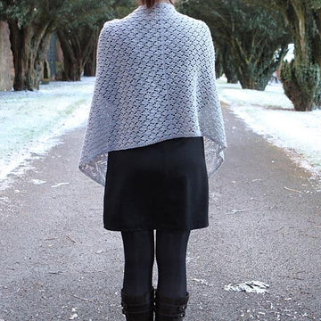 Winter Snow Shawl