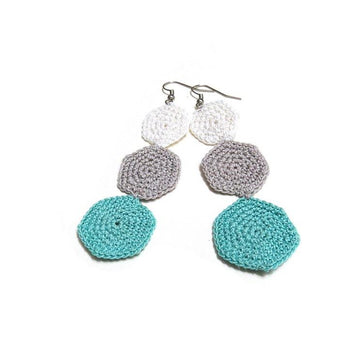 Hexagon earrings