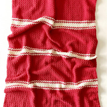 Candy Cane Baby Blanket