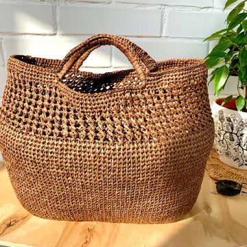 Crochet Raffia Tote Bag Pattern