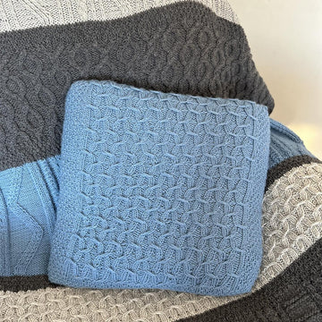 The Cozy Cable Pillow